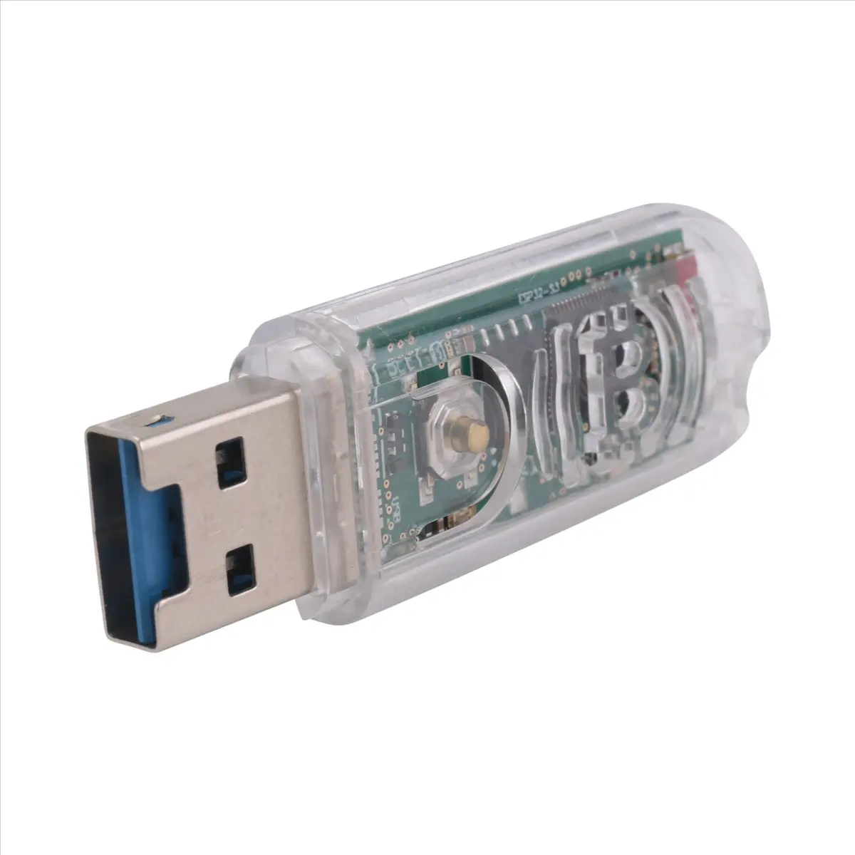 Фото (AD11) Мини-USB-майнер V2 74KH/S для криптовалюты BTC, соло-майнер для лотереи, с дисплеем №2