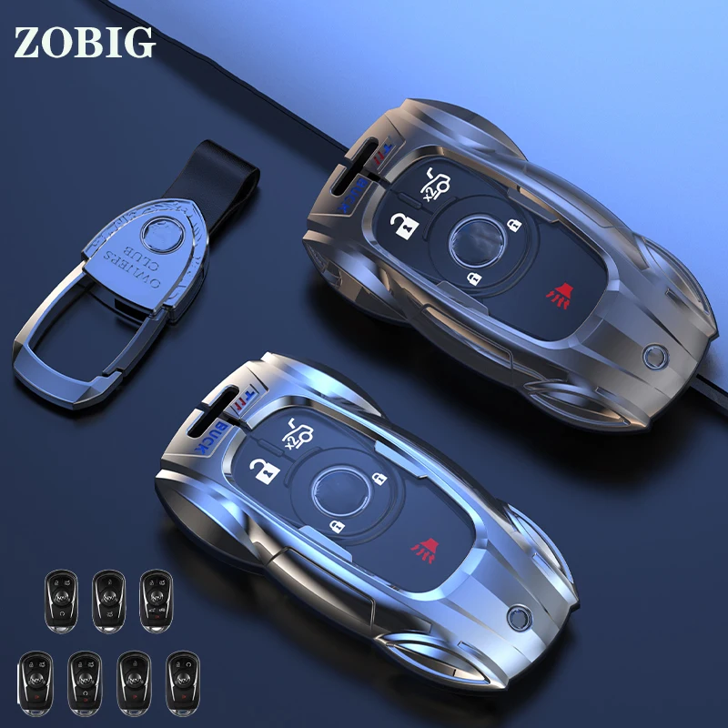 

ZOBIG best Key Case Cover for Buick Enclave Regal Lacross Verano Envision Encore GL8 Enclave Regal TourX LaCrosse GL6 shell