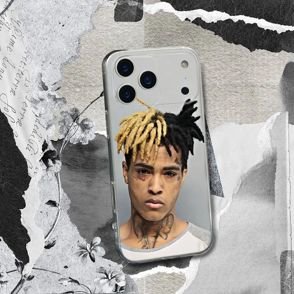 Фото Чехол X-XXXTENTACIONS для iPhone 17, 16, 15, 14, 13, 12, 11 Plus, Pro, Max, XR, XS, X, 7, 8 Plus, SE, Mini, прозрачный, тонкий, мягкий №5