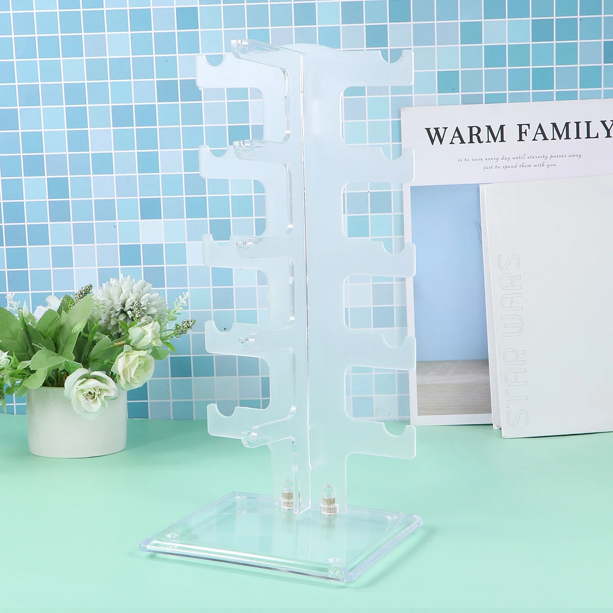 

Sunglasses Acrylic Display Holder Stand Eyeglasses Glasses Organizer Frame Rack Holders Riser Eyewear Eyeglass Stands Sunglass