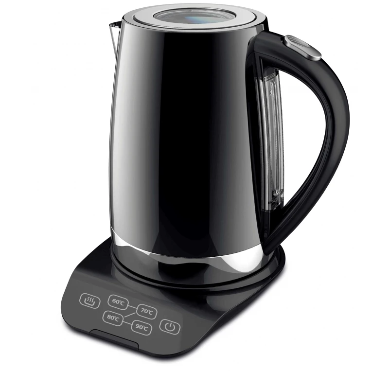 Чайник электрический GEMLUX GL-EK2217BL (мощность 2200 Вт объем 1.7 л корпус нержавеющая