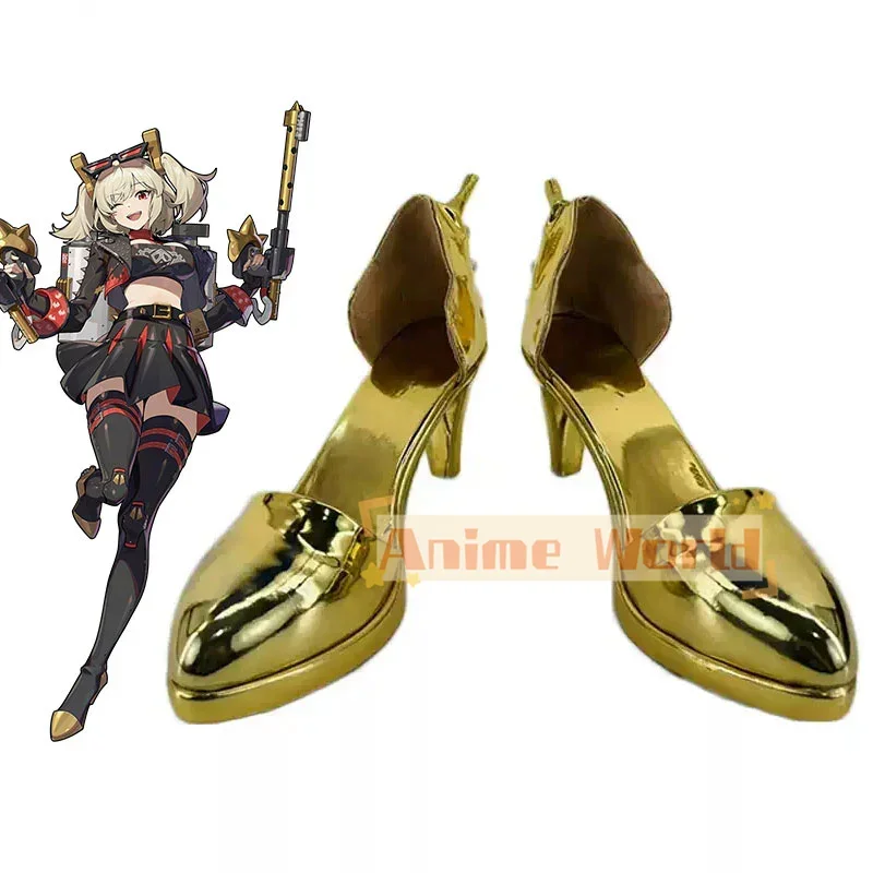 Zenless Zone Zero Burnice белая обувь для косплея из искусственной кожи карнавальные