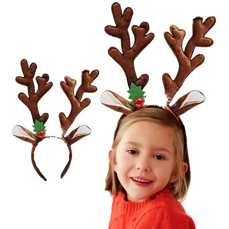 

Headband Reindeer Christmas Antler Antlers Hair For Kids Xmas Headbands Deer Hoops Headwear Head Ears Party Decor Adults Elk