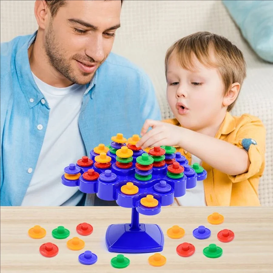 Jenga Tower Pile веселое балансовое дерево интерактивная игрушка для родителей и детей