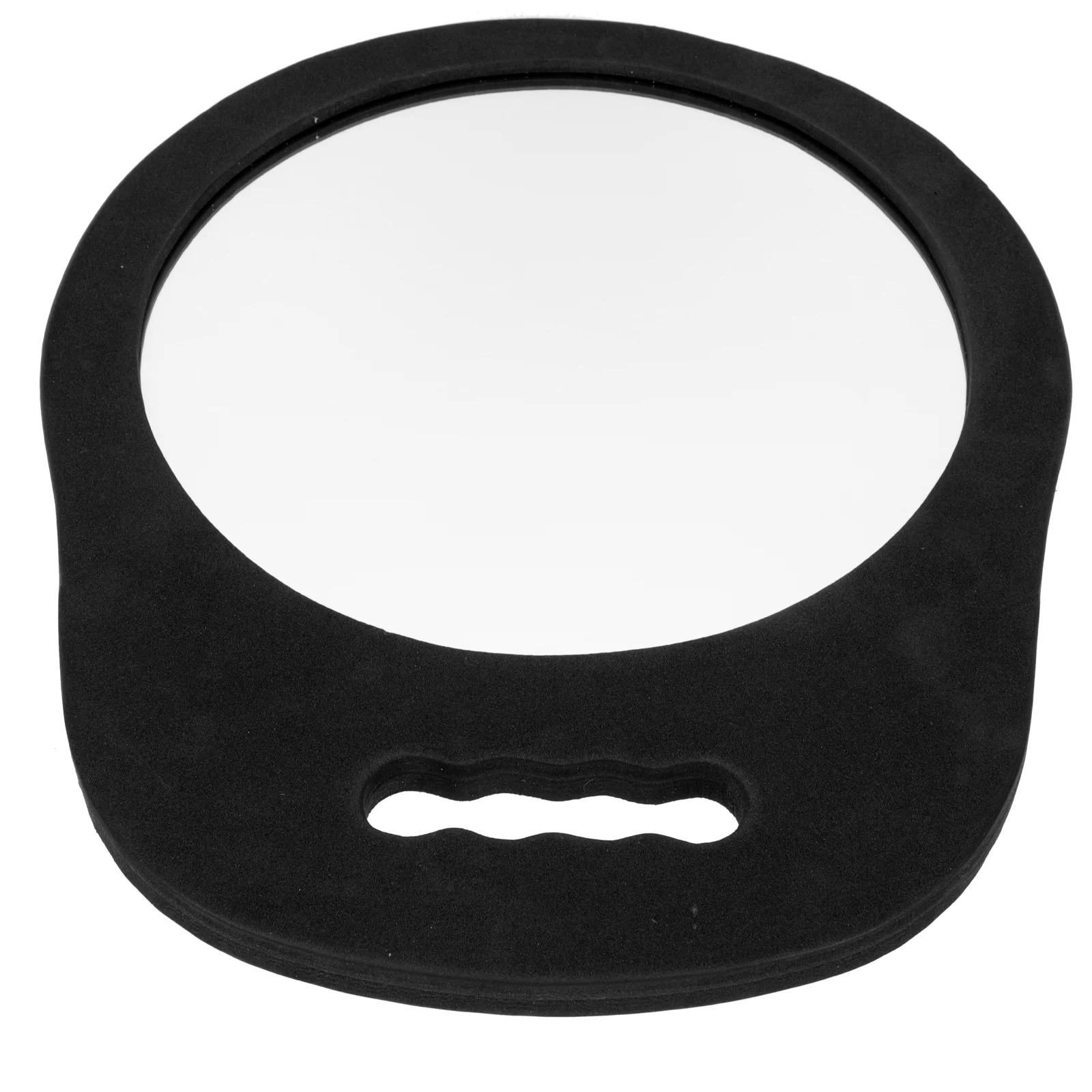 

Foam Mirror Hair Salon Check Circle Mirrors Beauty Round Foams Girls Makeup Handheld Barber
