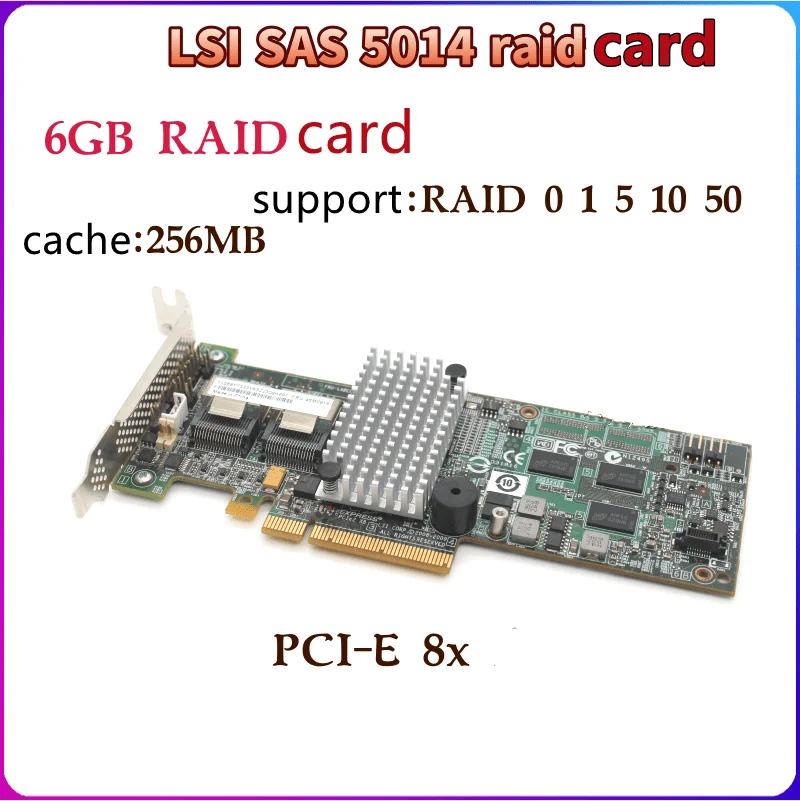 

Для SATA сервера 512M LSI 5014 9260-8i 9267-8i RAID card LSI SAS 3 6 ГБ RAID card 8-port PCI-E desktop SAS card