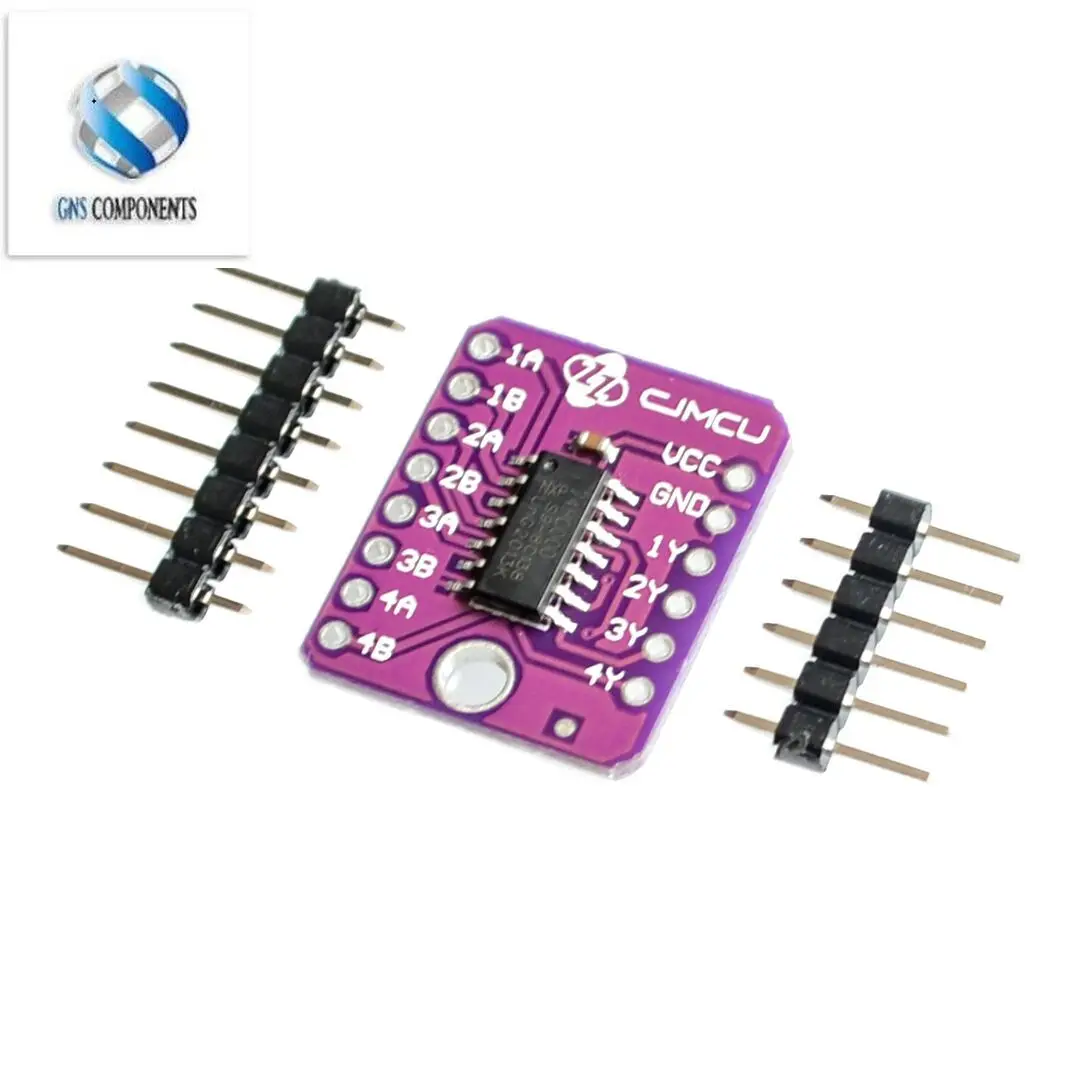 

CJMCU-7400 SN74HC00D four 2 positive input NAND gate module development board