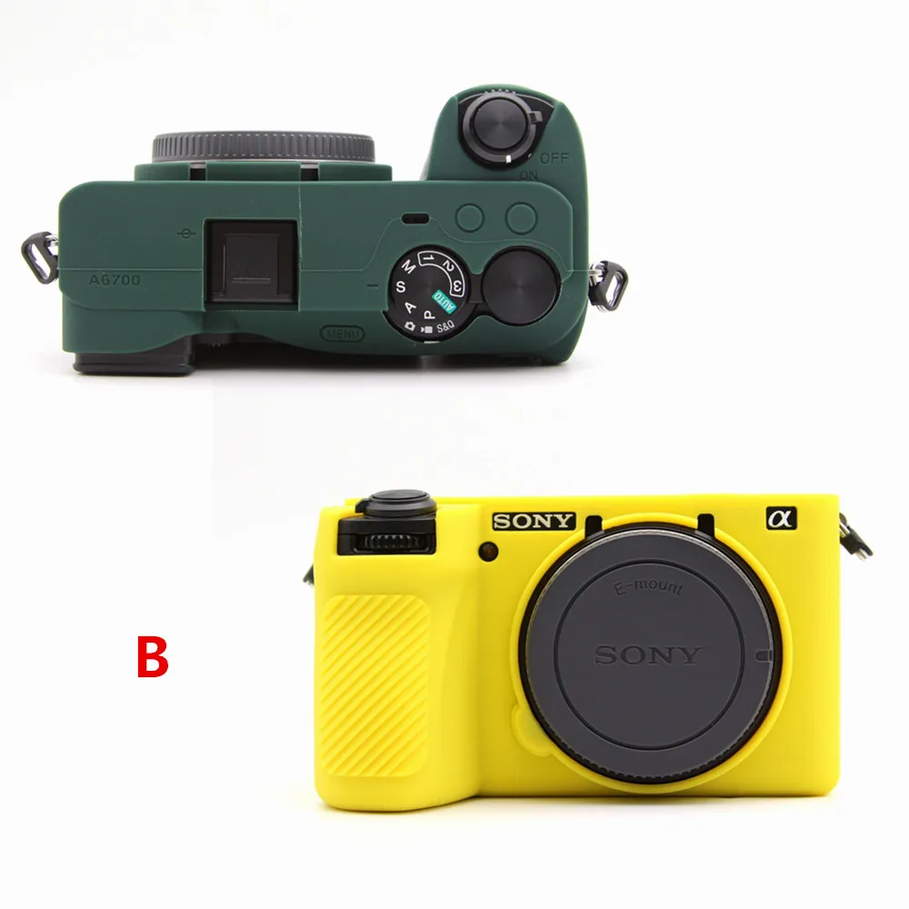 Силиконовая искусственная резиновая обложка для камеры Sony Alpha 6700