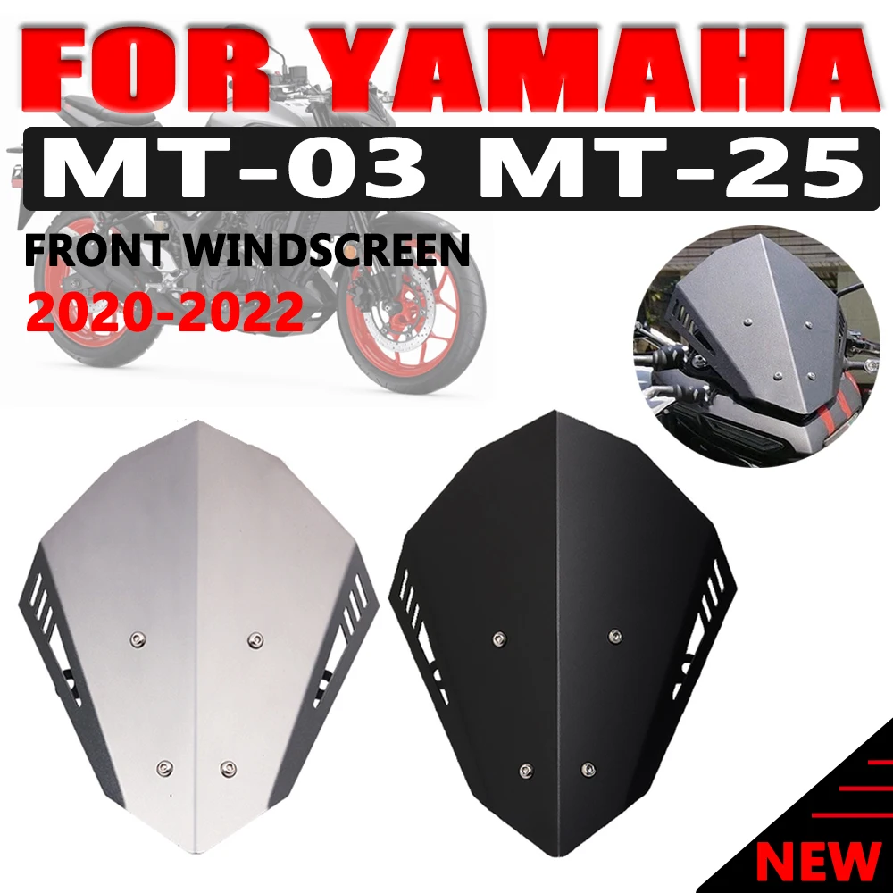 

Motorcycle Front Windscreen Deflector Wind Deflector Windshield Fairing Cover Accessorie For Yamaha MT03 MT 03 MT25 25 2020 2021