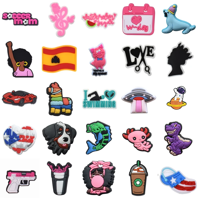 

Set Jeans Boy Men Kids Shoes Accessories Packs Women Charm Decorations for Crocs Girl Wholesale Bulk Shoe Charms Gifts Para Pins