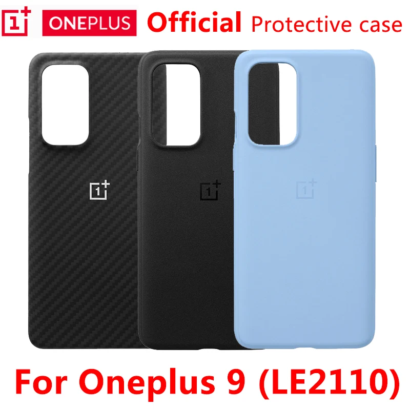 Чехол LE2110 для официального Oneplus 9 Официальный защитный чехол карбоновый