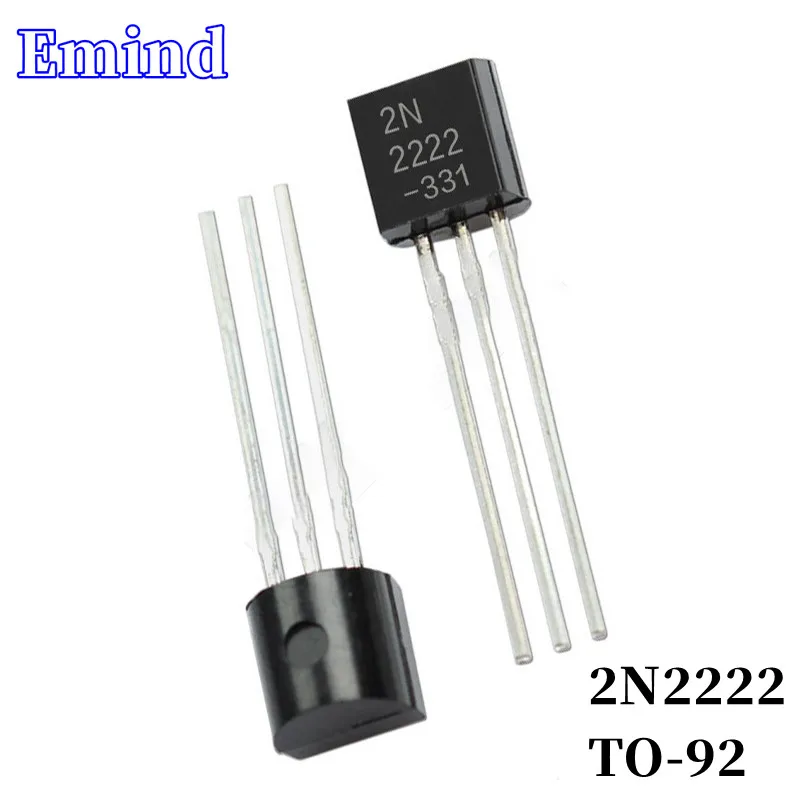 100/200 шт. 2N2222 DIP транзистор TO-92 типа NPN биполярный усилитель транзистор 30 В/мА