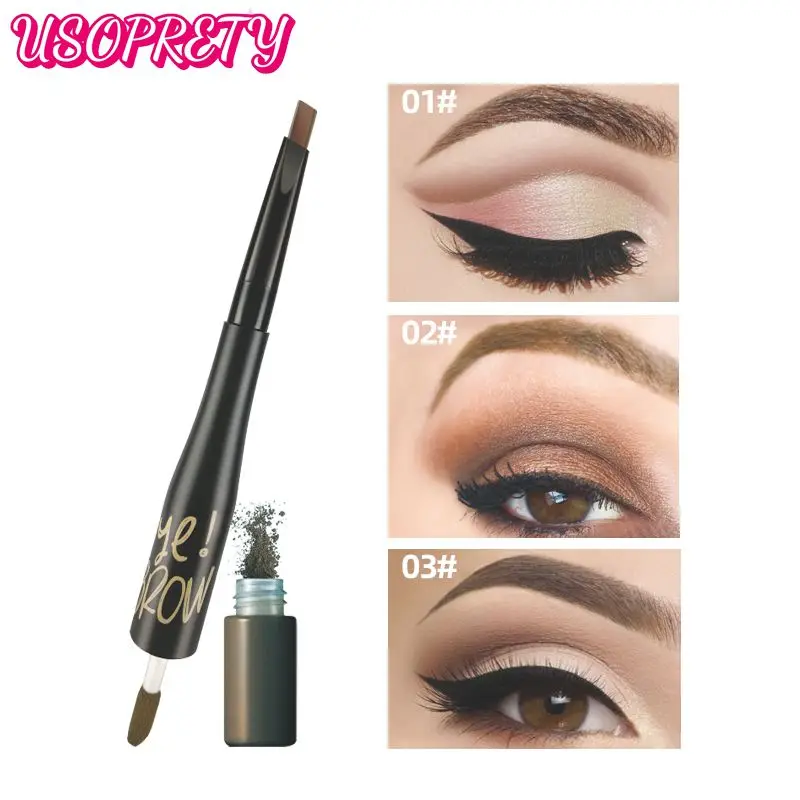 

Double-headed Automatic Rotating Eyebrow Powder Eyebrow Pencil Waterproof And Sweat-proof Long-lasting Non-smudge Eyebrow Pen