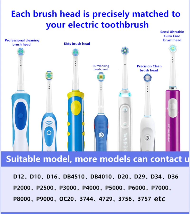 Насадки для зубной щетки Braun Oral B Сменные насадки 3D отбеливающая насадка FlossAction oralb