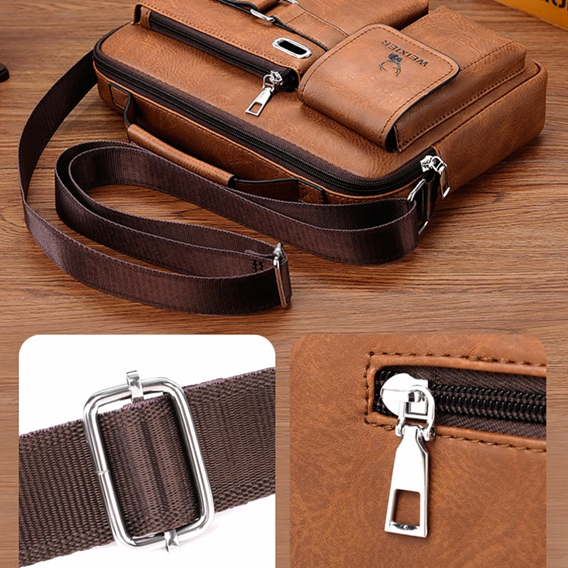 Single Shoulder Bag Men's Models Crossbody Bag Business Satchel Bag Fashion Business Bag Handbag 2023 Crossbody Bags