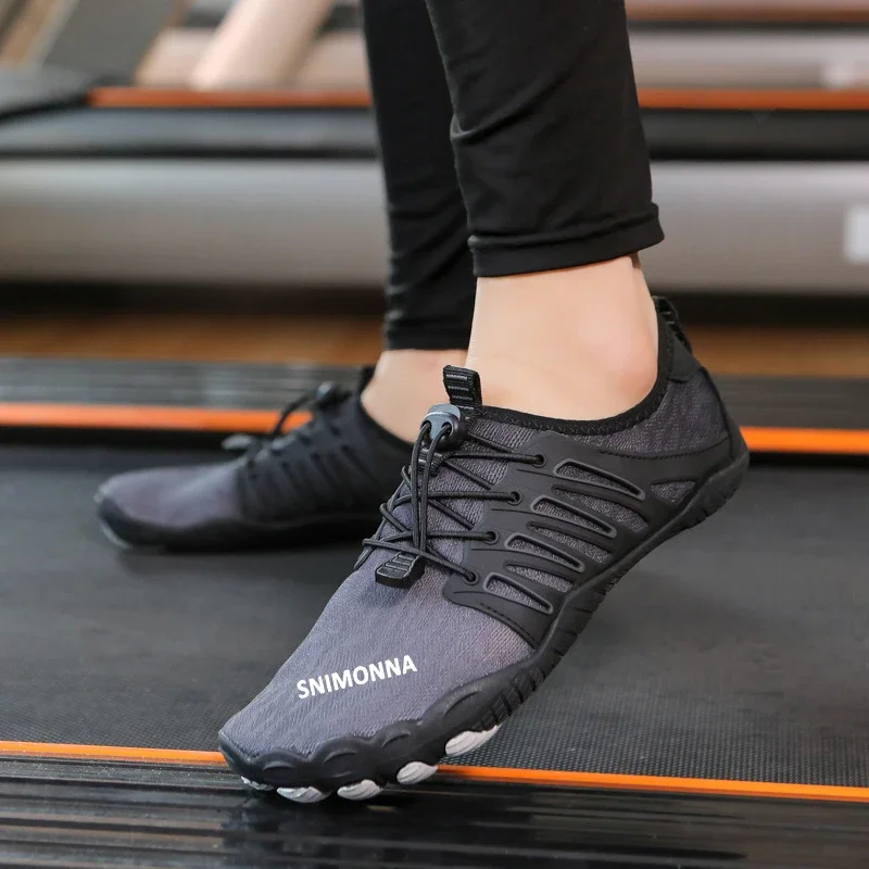 Мужская пляжная обувь с сеткой босиком для серфинга вверх по течению