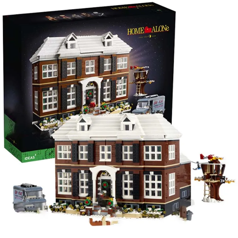 

Ideas Movie 3955pcs Moc 21330 Home Alone House Set Model Building Blocks Bricks Educational Toys For Boy Kids Christmas Gifts
