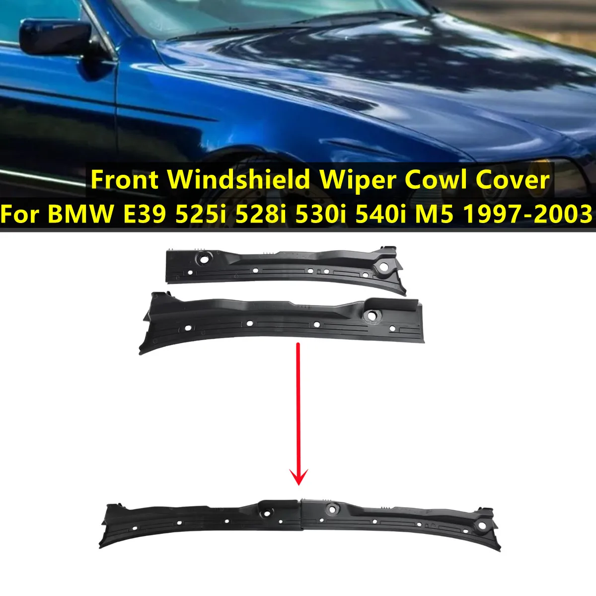 Чехол для стеклоочистителя BMW E39 525i 528i 530i 540i 1997-2003