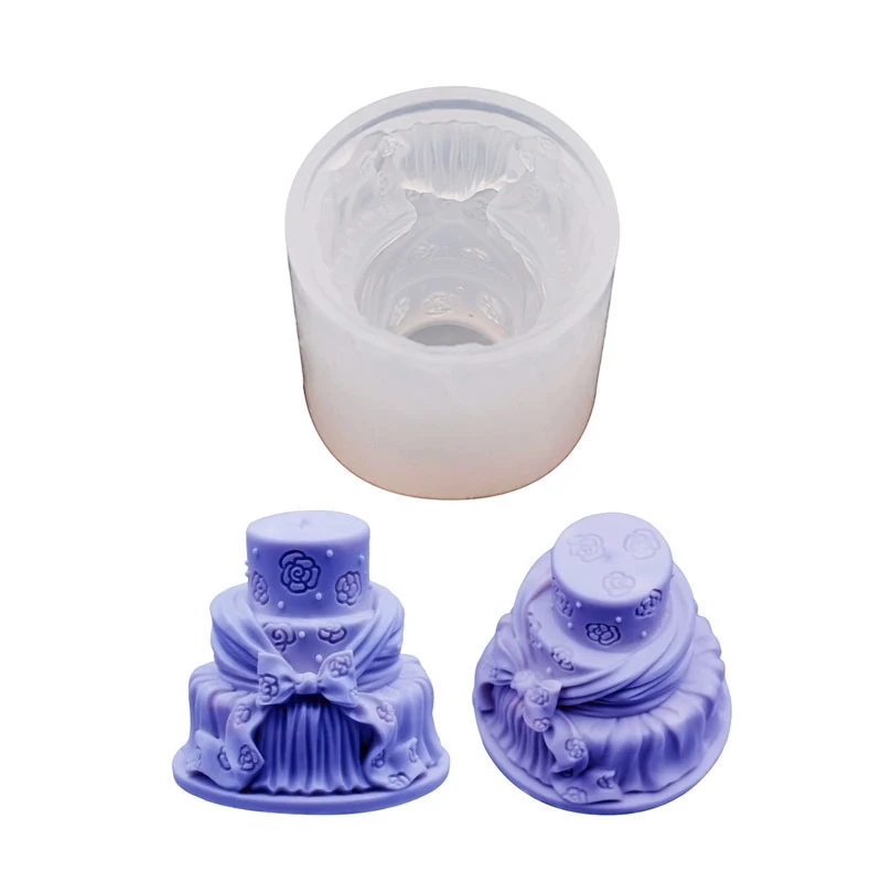 Искусственная силиконовая форма для мини-торте свадебные свечи креативное мыло
