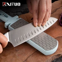 xituo emery double sided sharpener knife cut thickness double sided quick sharpener kitchen multifunctional grinding tool