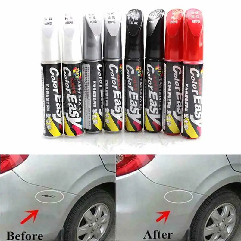 

Car Color Paint Repair Pen Scratch Remover White Red Black Silver Color Pro Mending Scratch Repair Paint Pen Clear Paint Care