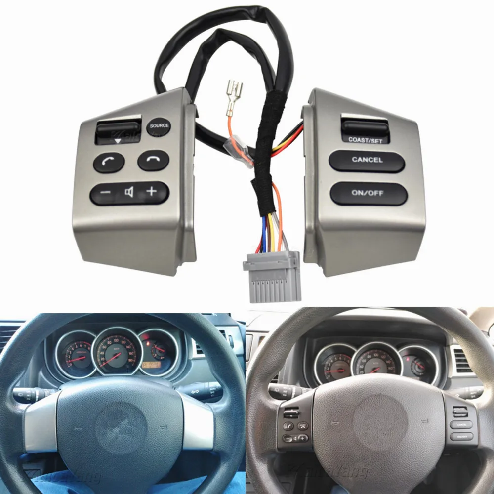 

Hight Quality New Steering Wheel Cruise Control Audio Volume Switch Button for old livina tiida classic sylphy