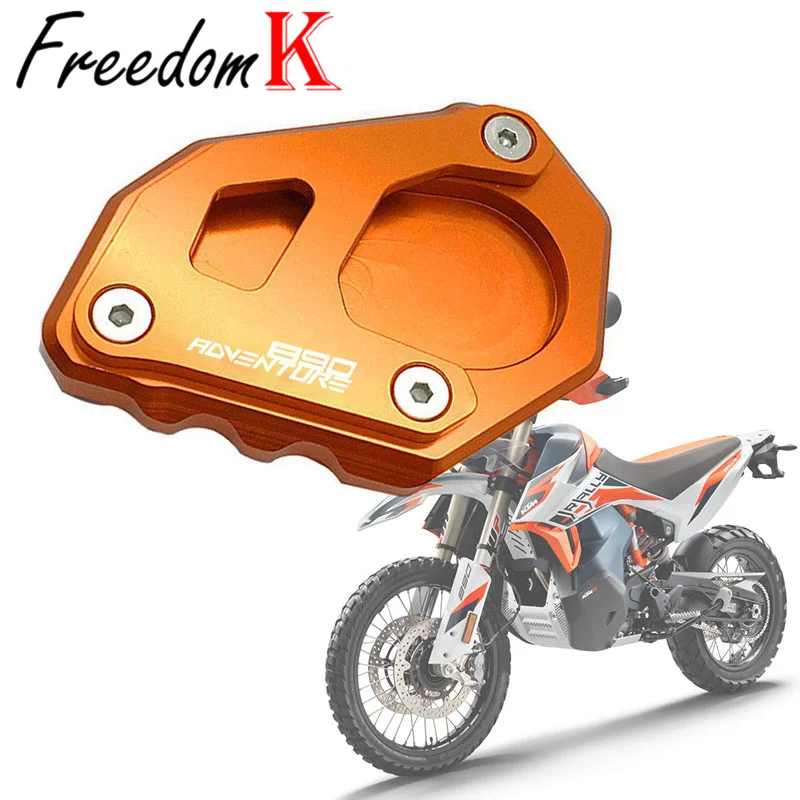 

New For 890 ADV 890 Adventure R 2021 890ADV Motorcycle CNC Kickstand Foot Side Stand Extension Pad Support Plate Enlarge
