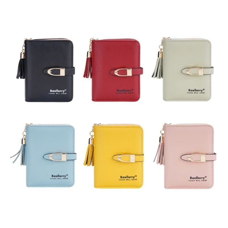

Fashion Women Wallets Zipper Card Holder Zipper Coin Purse PU Leather Wallet