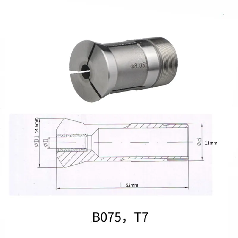 

B075 T7, точный токарный станок с ЧПУ, автоматический токарный станок, втулка втулки, направляющая втулка, Главная железная втулка
