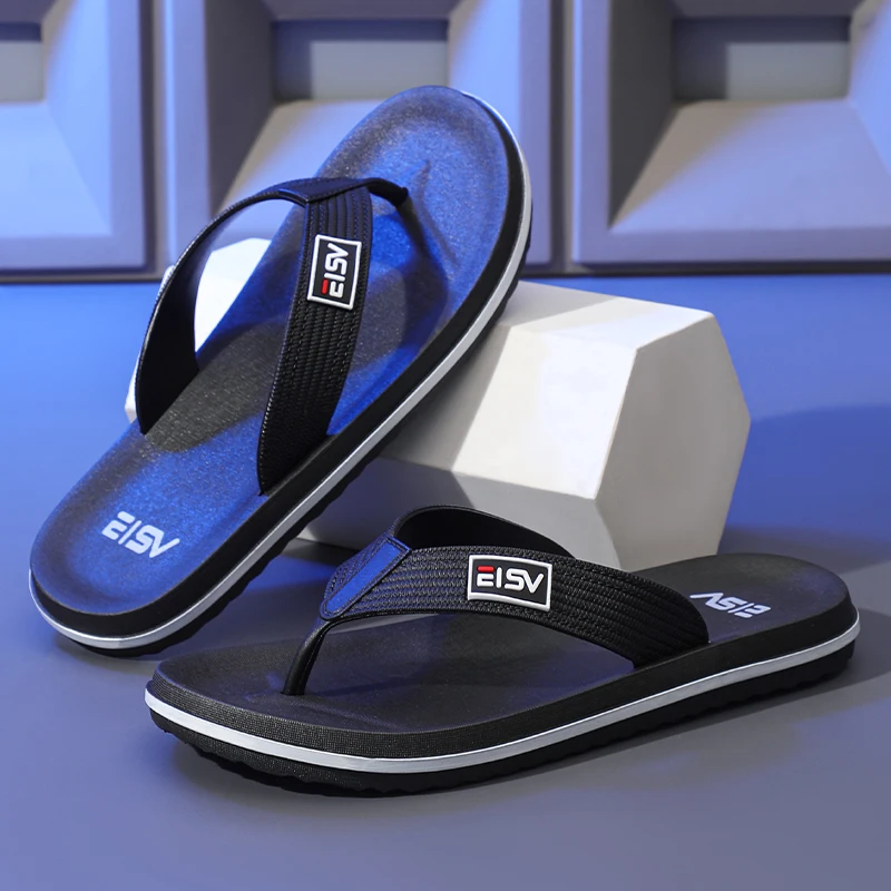 Мужские легкие сандалии Нескользящие износостойкие пляжные шлепанцы лето 2024