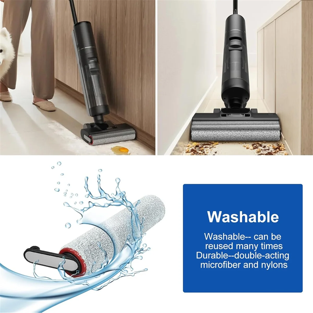 Для Dreame H12 Pro/H12 Plus/H12 Core мягкая щетка запасные части пылесос для влажной и сухой