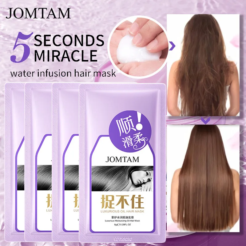 Keratin Magical Treatment Straightening Hair Mask 5 Seconds Repairs Hair Damage Frizzy Restore Soft Smooth Nutrition Care