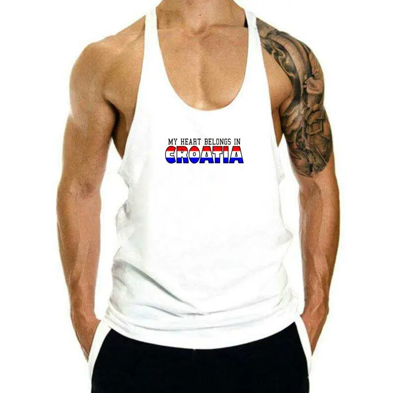 

CROATIA tank top men MENS NOVELTY COOL CROATIAN FLAG SLOGAN JOKE COOL GIFTS tank top men