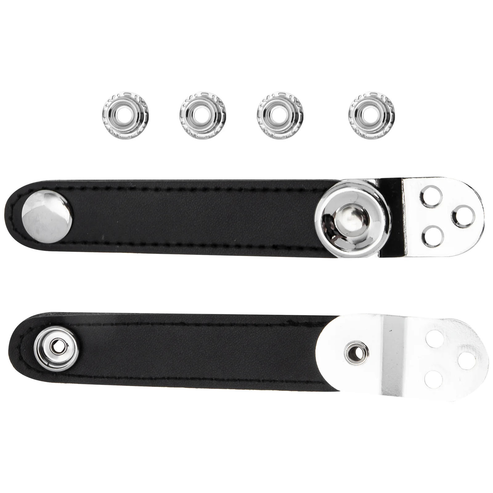 

Adjustable Strap Accordion Bellows Belt Fittings Accessories Parts Black Cowhide