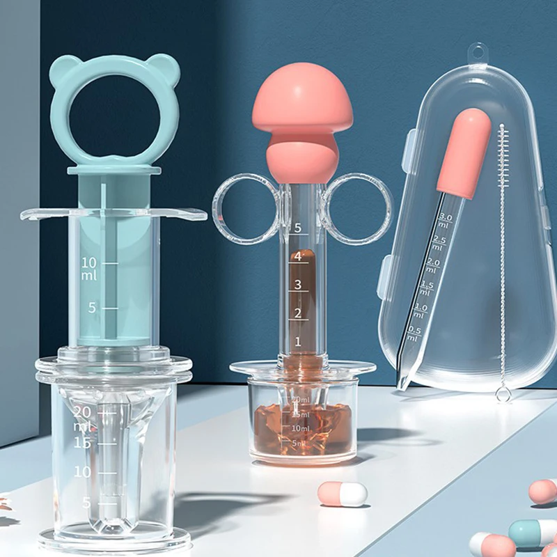 

Портативная кормушка для младенцев с пипеткой, безопасный силиконовый полипропиленовый шприц, без БФА, кормушка для хранения лекарств для ...