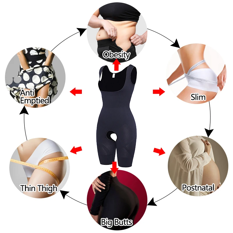 One-Piece Shapewear Corset Reducing Body Shaper Modeling Slimming Bodysuits Underwear Shaping Tummy Control Panties