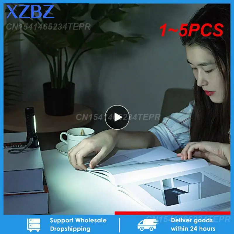 

Портативный светодиодный мини-фонарик с перезаряжаемым увеличением, 1 ~ 5 шт.