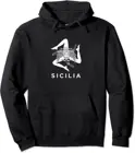 Сицилийская гордость, Сицилия, сицилийский флаг, Тринакрия, графический пуловер, толстовка