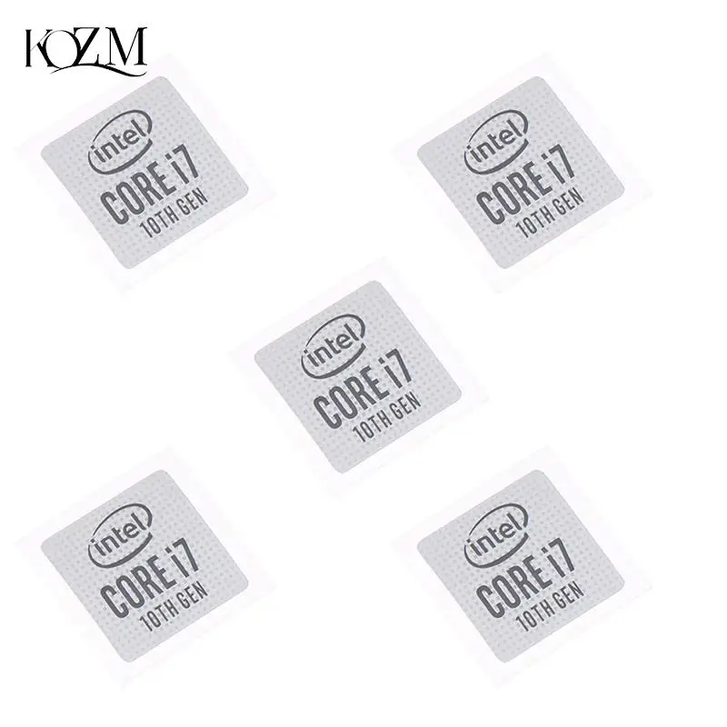 

5pcs 10th Generation Core I5 I7 I9 DIY Sticker Label Notebook Decoration