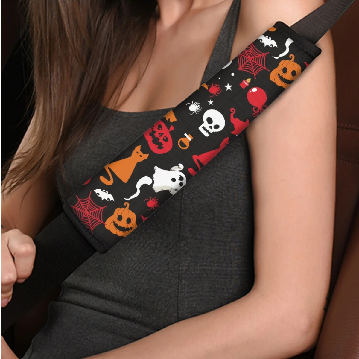 Украшение на Хэллоуин универсальные автомобильные аксессуары с тыквой ведьмы