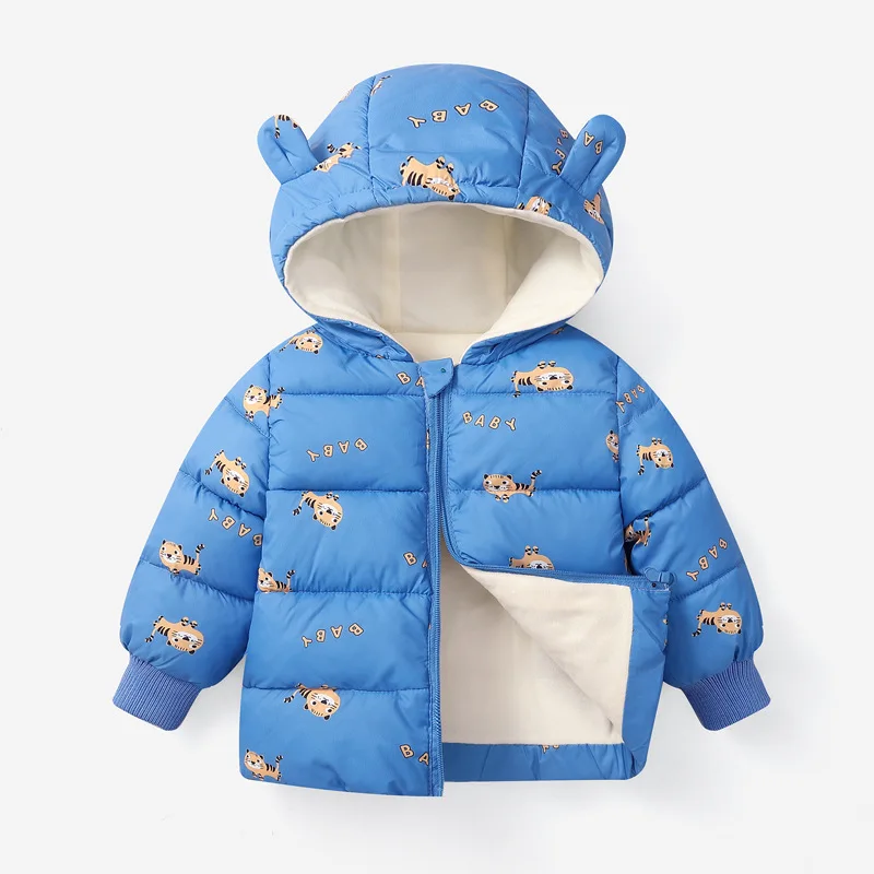 

Новинка 2022, одежда для маленьких девочек LZH с капюшоном, Детская Хлопковая одежда с длинными рукавами, детские куртки с принтом, пальто, парк...