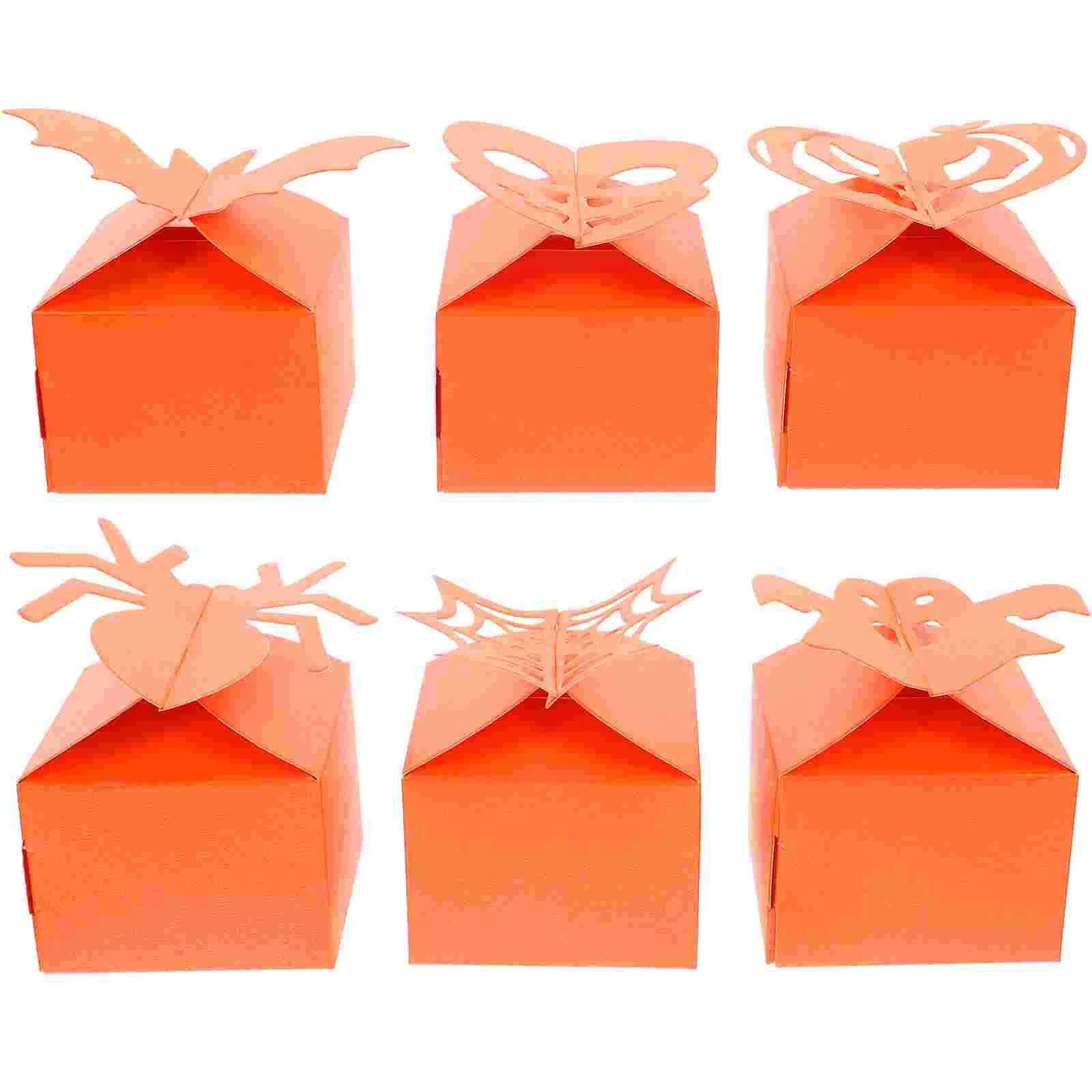 

48 pcs Halloween Paper Gift Boxes Candy Boxes Gift Packaging Boxes Halloween Packing Boxes