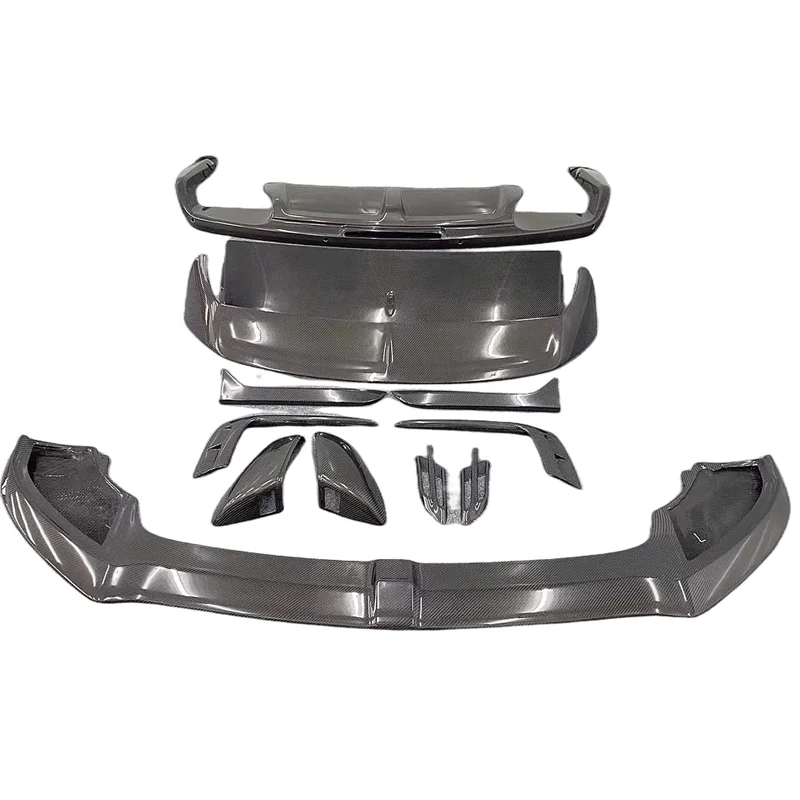 

Carbon Fibre Front Lip Rear Diffuser Spoiler Side skirts Vent Mirror Housing For Bentley Bentayga V8 Upgrade W12 style body kit