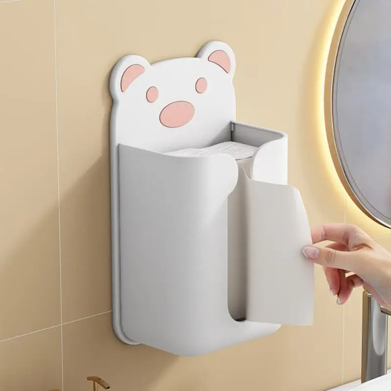 

Multifunction Cartoon Tissue Rack Large Capacity Durable Storage Box Cartoon Paper Drawer For Living Room And Bathroom Creative