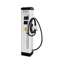 ac ev charger single phase floor mounted type 32a 22kw 12 gbt evse electric car charger ethernet