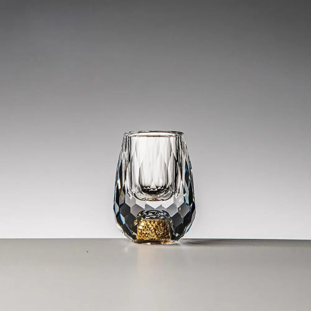 

Хрустальный стакан для водки с двойным дном