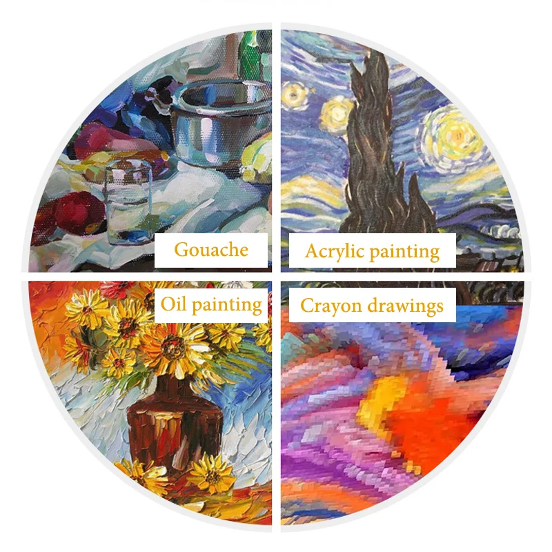 1 шт. детская деревянная рамка для рисования маслом