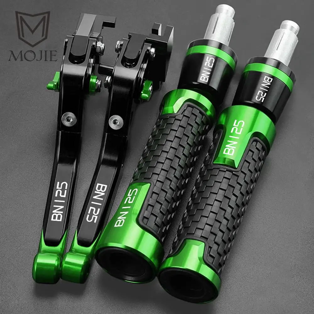 

Motorcycle For KAWASAKI BN125 BN125 ELIMINATOR 2003-2008 2007 2005 2004 CNC Adjustable Brake Clutch Levers Handlebar Handle Ends