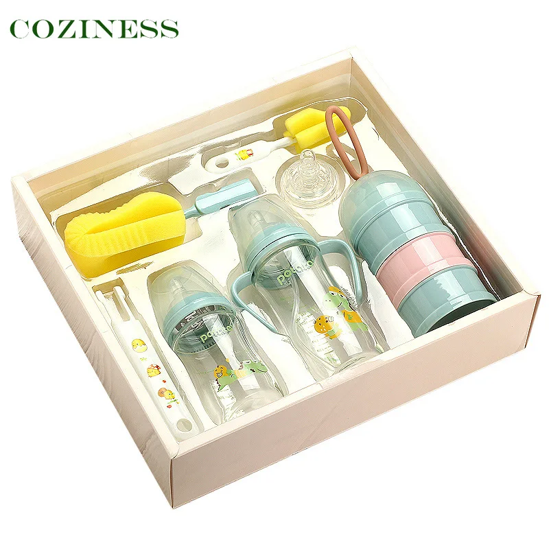 

Стеклянная бутылочка для кормления, Детская Бутылочка для молока, Подарочная коробка, Товары для новорожденных, детская Подарочная коробка...