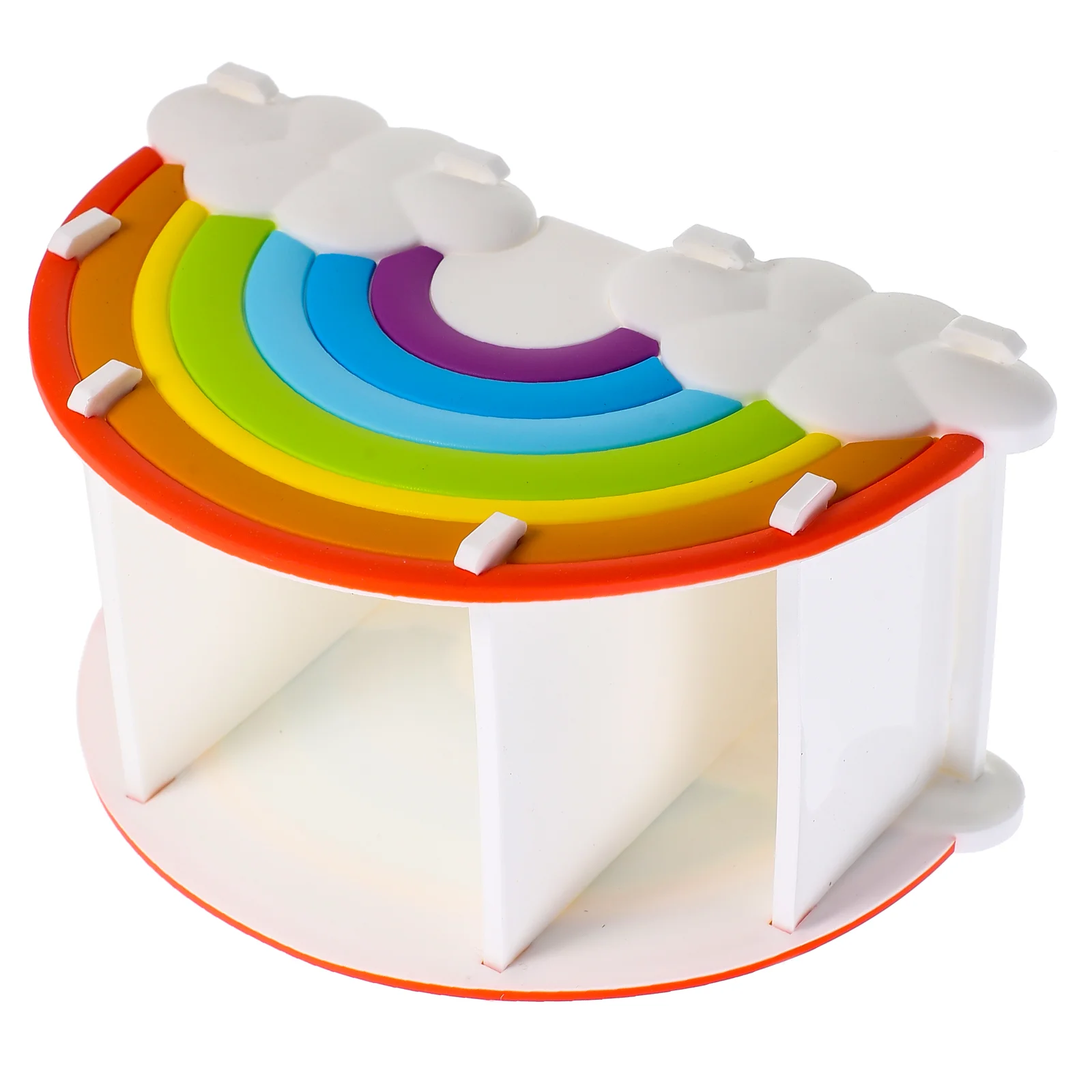 

Makeup Brush Desk Organizers Accessories Rainbow Pen Holder Storage Decorations Classroom
